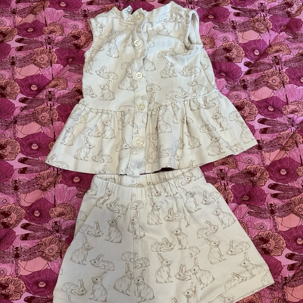 Kate Quinn bunny tank and short set